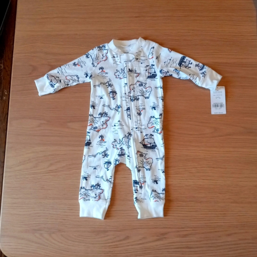 Carter's 3m Sleeper Treasure Map Pattern
